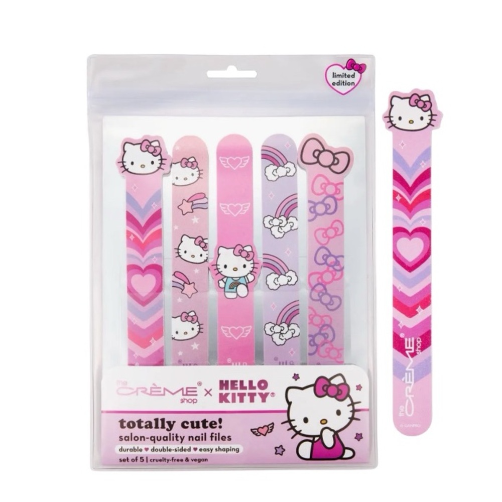 Limited Edition The Crème Shop Hello Kitty Nail Files NIP